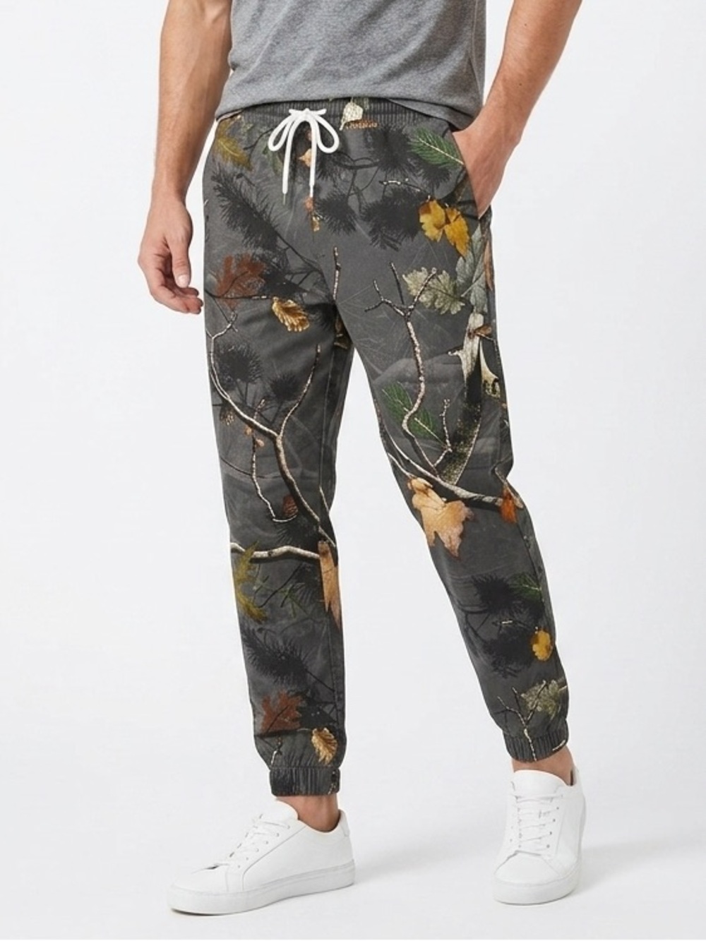 Elwood Camo Jogger Pants Men’s Medium Drawstring Hunting Outdoor Sweatpants